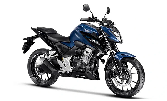 honda cb 300f twister abs lateral dianteira direita azul 0