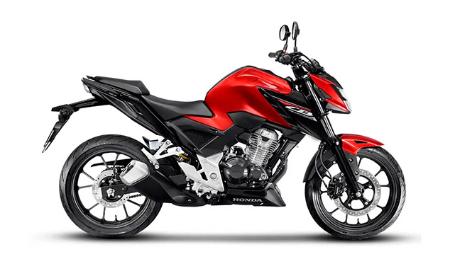 honda cb 300f twister cbs lateral vermelho 0
